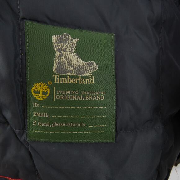 Timberland Men's Navy Blue Puffer Jacket Parka Coat XL - Picture 9 of 11